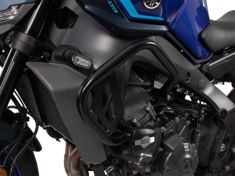 Hepco & Becker エンジンプロテクションバー ブラック インクルーディング プロテクションパッド Yamaha MT-09 / Y-AMT / SP (2024-) | 5014580 00 01
