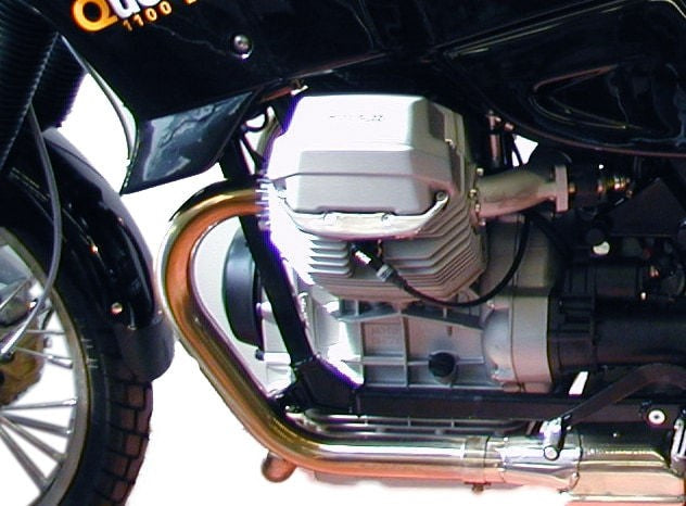 Hepco & Becker Engine protection bar-black for Moto Guzzi Quota 1000/1100 ES | 501503 00 01