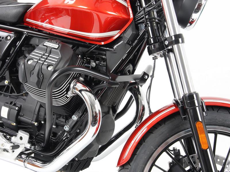 Hepco & Becker Engine protection bar-chrome for Moto Guzzi V 9 Roamer from 2016 | 501546 00 02