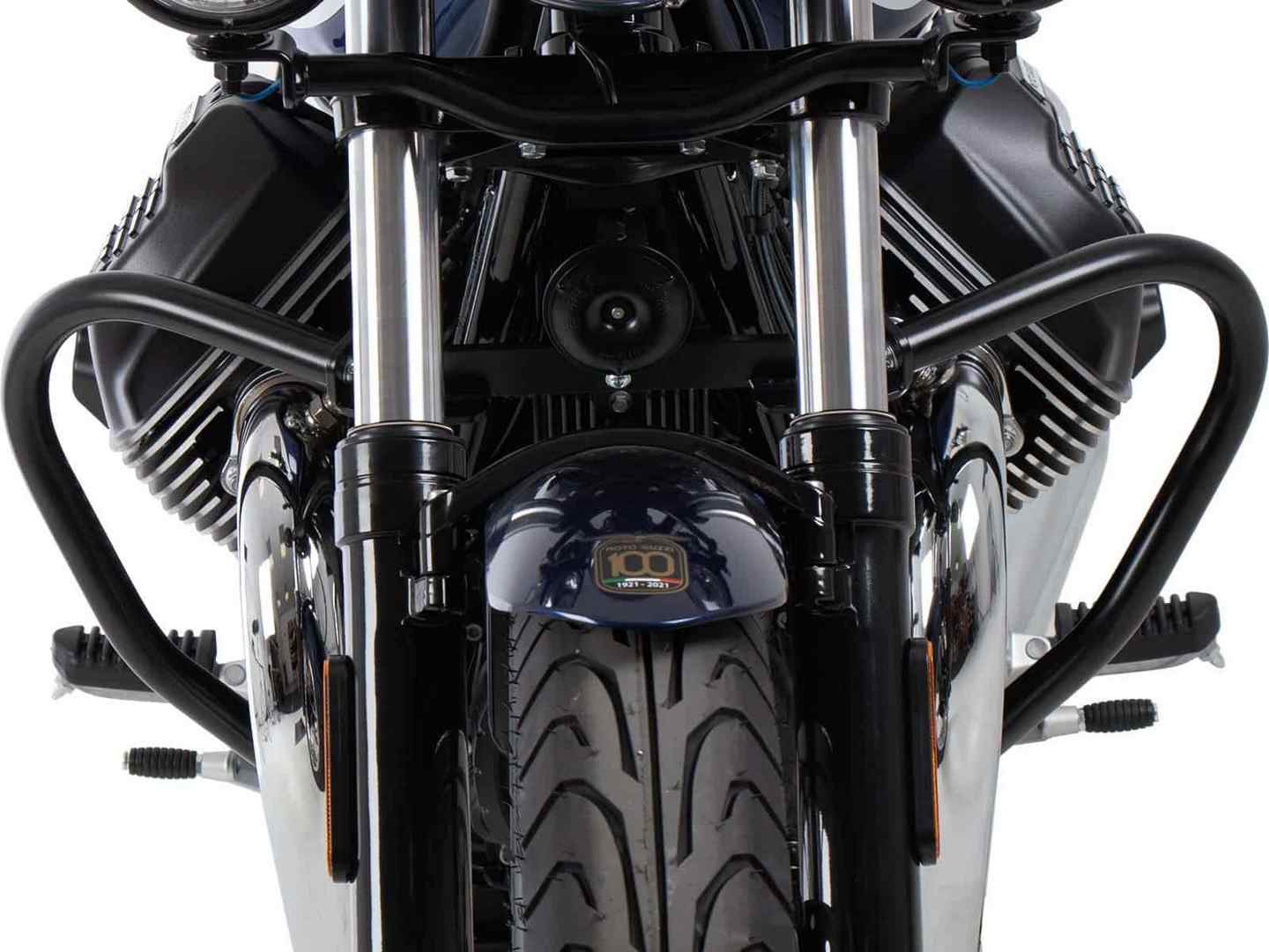 Hepco and Becker / ヘプコアンドベッカー Engine protection bar black for Moto Guzzi V7 Special/Stone/Centenario (850 ccm) (2021-) | 501556 00 01