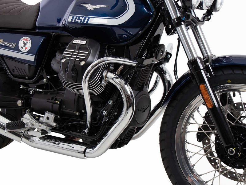 Hepco and Becker / ヘプコアンドベッカー Engine protection bar chrome for Moto Guzzi V7 Special/Stone/Centenario (850 ccm) (2021-) | 501556 00 02