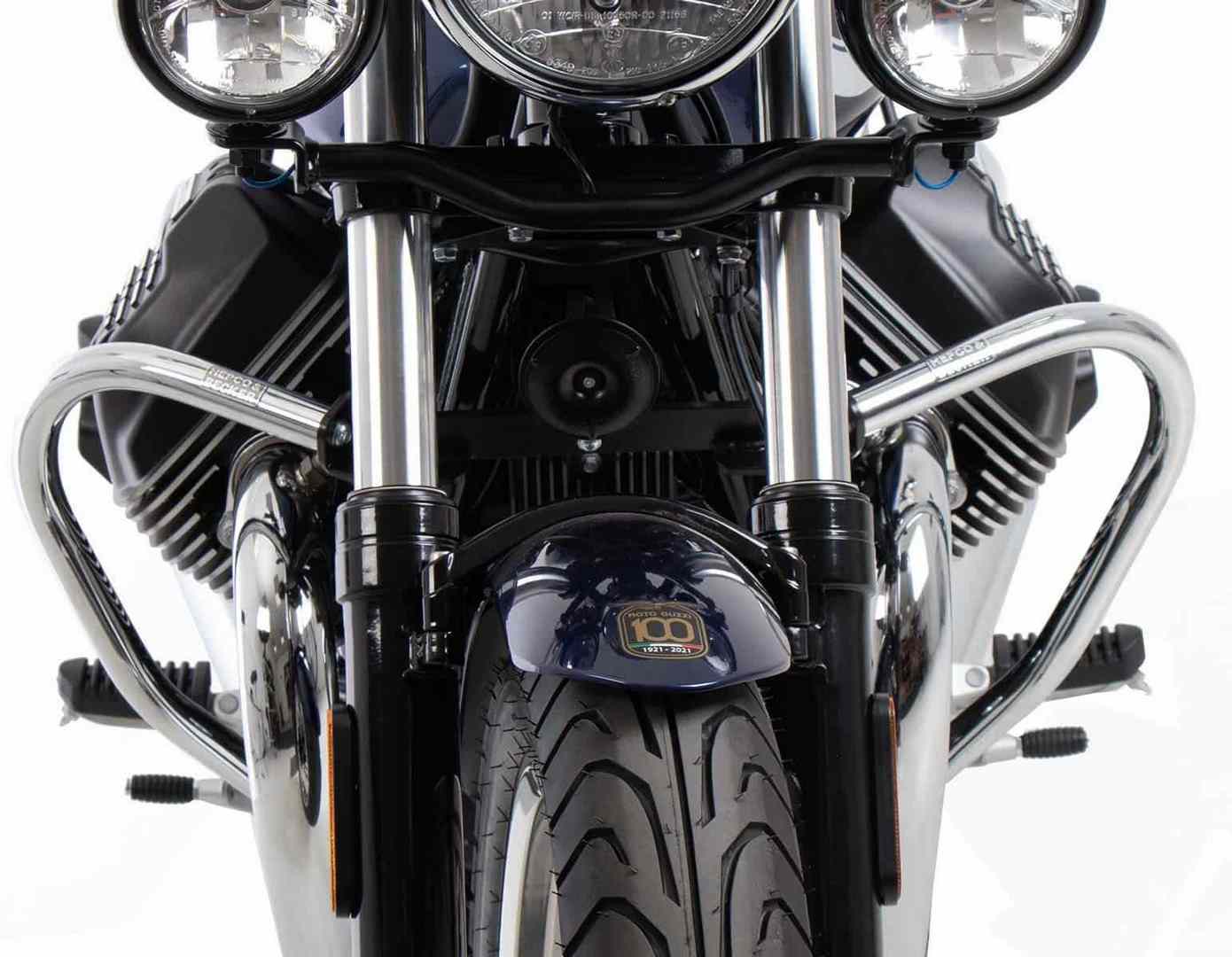 Hepco and Becker / ヘプコアンドベッカー Engine protection bar chrome for Moto Guzzi V7 Special/Stone/Centenario (850 ccm) (2021-) | 501556 00 02