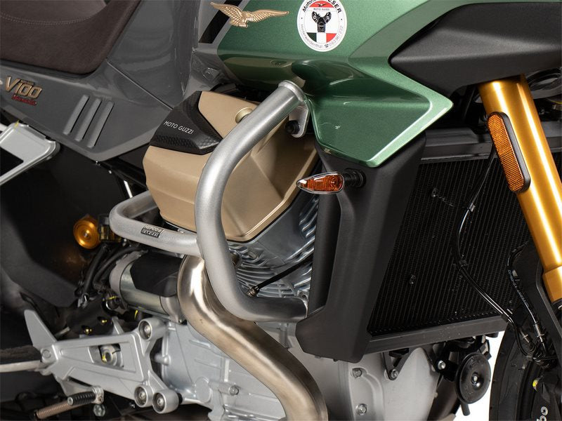 Hepco & Becker エンジンプロテクションバーシルバー Moto Guzzi V100 Mandello / S (2022-) | 501557 00 09
