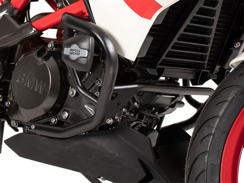 Hepco & Becker エンジンプロテクションバー インクルーディング プロテクションパッド ブラック BMW G 310 R (2016-) | 5016501 01 01