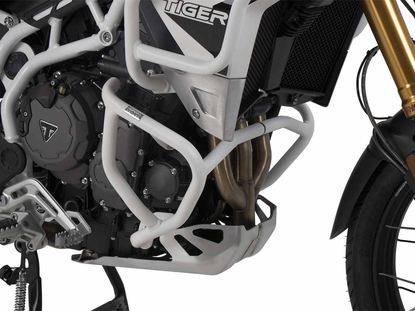 Hepco and Becker / ヘプコアンドベッカー Engine protection bar white for Triumph Tiger 850 Sport (2021-) | 5017613 00 03