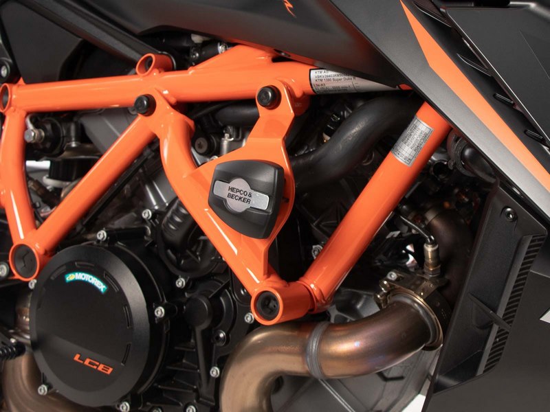 Hepco & Becker エンジンプロテクションバーオレンジ KTM 1390 Super Duke R / EVO (2024-) | 5017665 00 06
