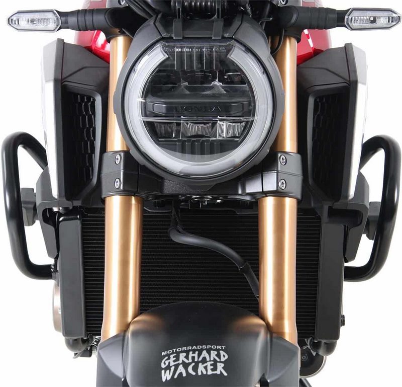 Hepco and Becker / ヘプコアンドベッカー Engine protection bar black incl. protection pads for Honda CB 650 R (2021-) | 5019529 00 01