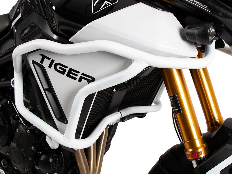 Hepco & Becker タンクプロテクションバー ソリッドホワイト Triumph Tiger 900 Rally Pro (2024-) | 5027657 00 03