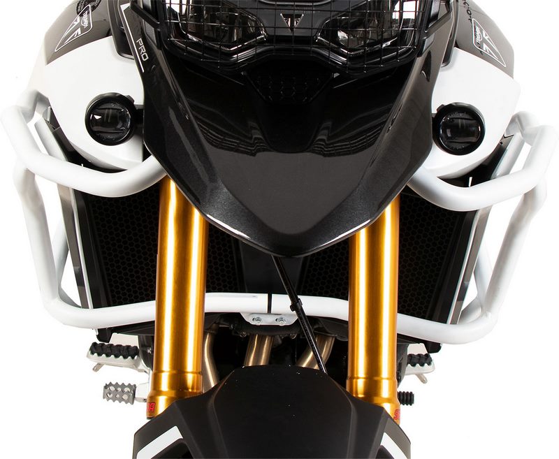 Hepco & Becker タンクプロテクションバー ソリッドホワイト Triumph Tiger 900 Rally Pro (2024-) | 5027657 00 03