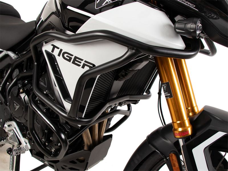 Hepco & Becker タンクプロテクションバー ソリッドブラック Triumph Tiger 900 GT / Pro (2024-) | 5027658 00 01