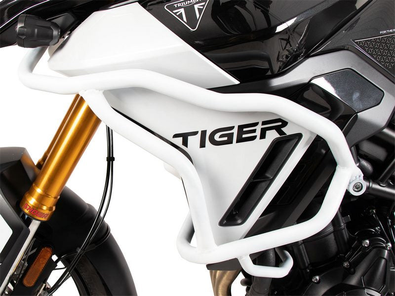 Hepco & Becker タンクプロテクションバー ソリッドホワイト Triumph Tiger 900 GT / Pro (2024-) | 5027658 00 03