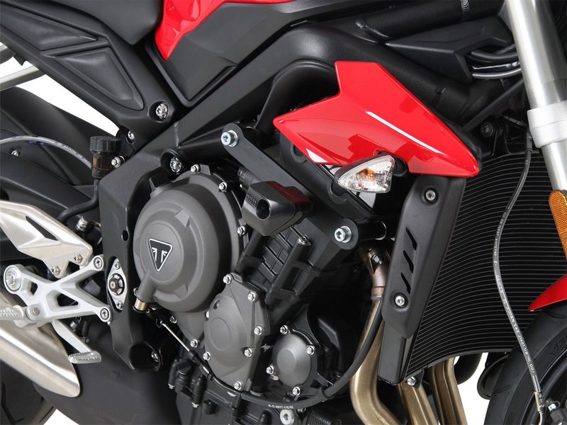 Hepco & Becker Protection Pad-black for Triumph Street Triple 765 S/R/RS / 2017 | 5077573 00 01