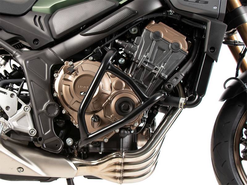 Hepco & Becker エンジンプロテクションバー ソリッド ブラック Honda CB 650 R (2024-) | 5089547 00 01