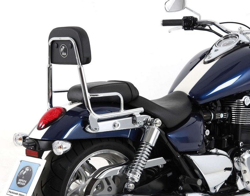 Hepco & Becker Sissybar without rearrack-chrome for Triumph Thunderbird 1600 / 1700 Commander | 600720 00 02