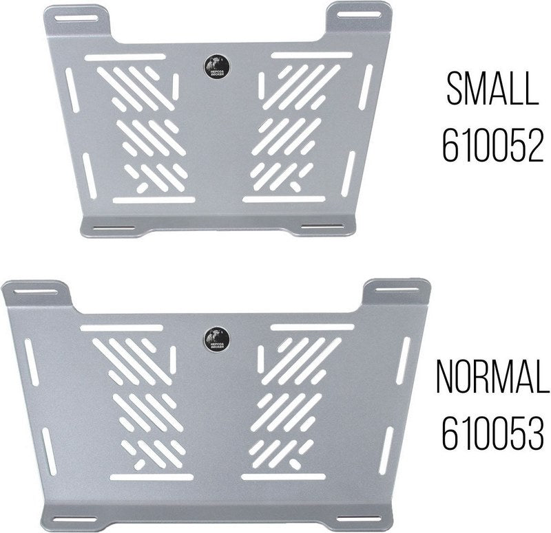 Hepco & Becker Universal rear enlargement silver | 610053 00 09