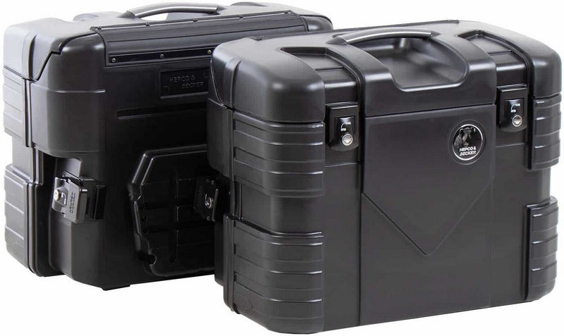 Hepco and Becker / ヘプコアンドベッカー GOBI side case set right/left black | 610083 00 01