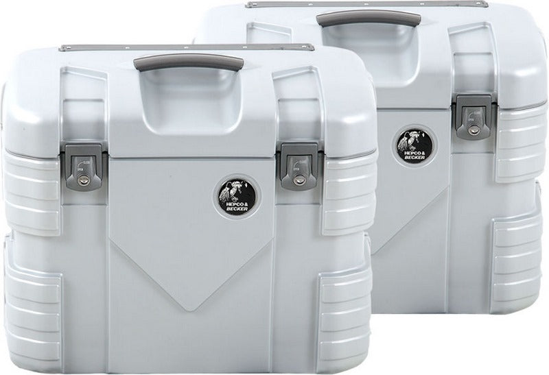 Hepco & Becker Gobi side boxes-silver | 610083 00 09
