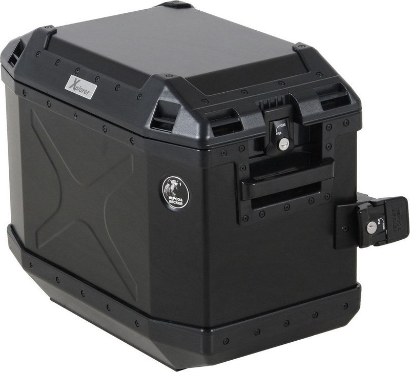 Hepco & Becker Xplorer 40 black left sidebox | 610215 00 01