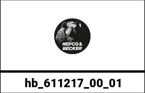 Hepco & Becker Sissybar with rearrack-black for Kawasaki VN 900 Classic / 900 Custom / Vulcan | 611217 00 01