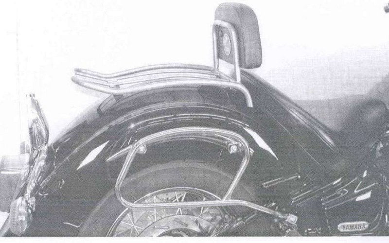 Hepco & Becker Solorack with backrest for Yamaha XVS 1100 A Drag Star Classic | 611412 00 02