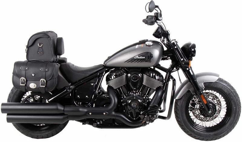 Hepco and Becker / ヘプコアンドベッカー Solorack with backrest black for Indian Chief Dark Horse / Chief Bobber Dark Horse (2022-) | 6127641 00 01