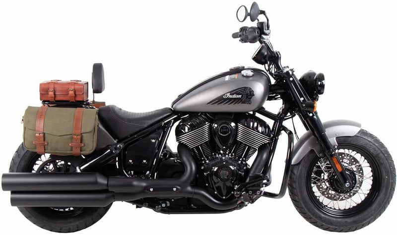 Hepco and Becker / ヘプコアンドベッカー Solorack with backrest black for Indian Chief Dark Horse / Chief Bobber Dark Horse (2022-) | 6127641 00 01