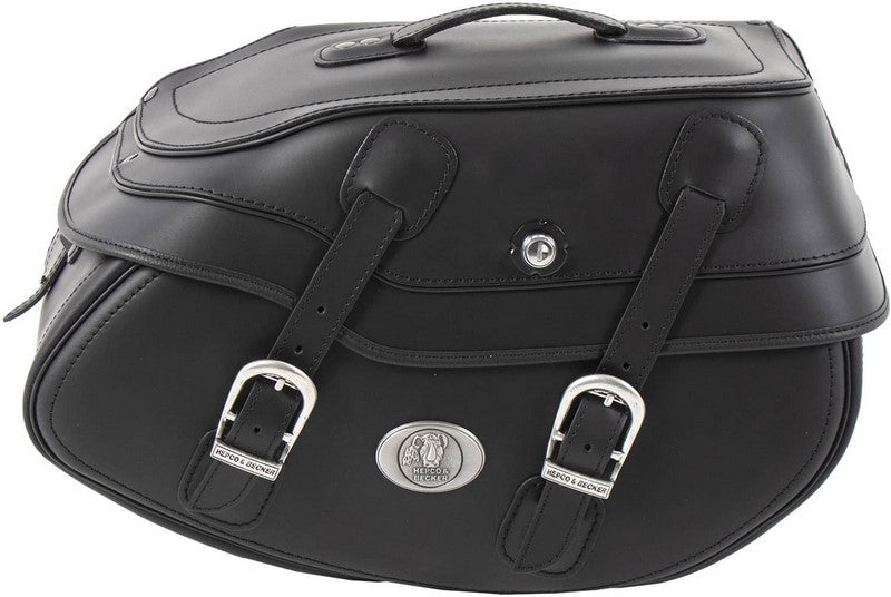 Hepco & Becker / ヘプコ&ベッカー Leather single bag Buffalo black right for C-Bow Carrier | 620229 00 01