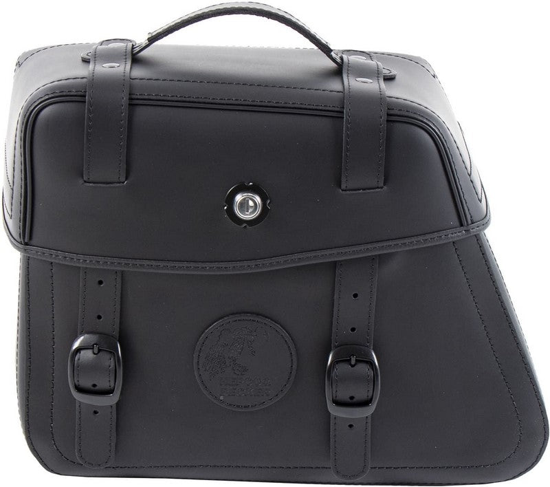 Hepco & Becker / ヘプコ&ベッカー Leather single bag Rugged black left for C-Bow holder | 620353 00 01