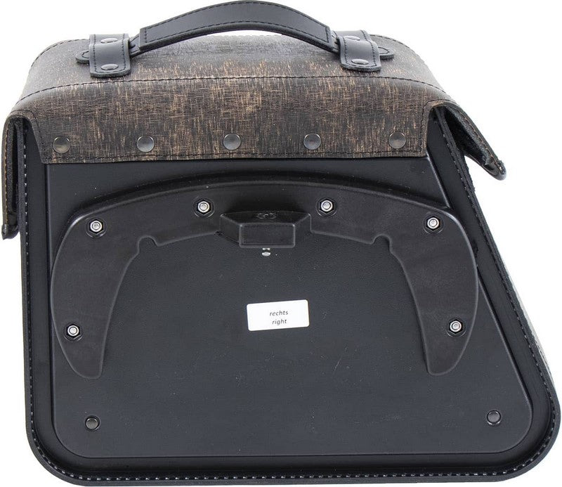 Hepco & Becker / ヘプコ&ベッカー Leather single bag Rugged brown right for C-Bow holder | 620354 00 08