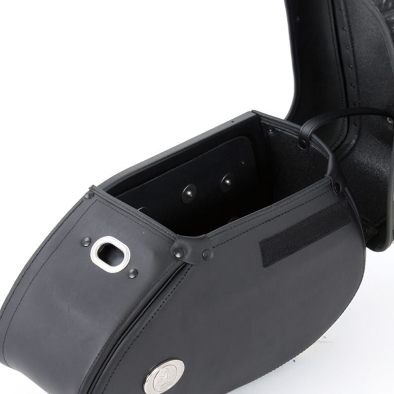 Hepco & Becker Saddlebag set Ivory black for tube bag holder | 620505
