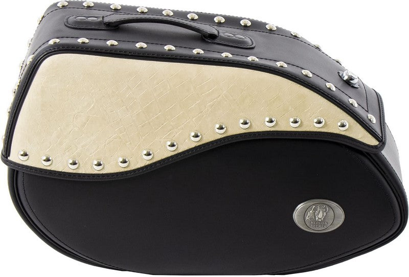 Hepco & Becker / ヘプコ&ベッカー Leather single bag Ivory left for C-Bow carrier | 620508 00 01