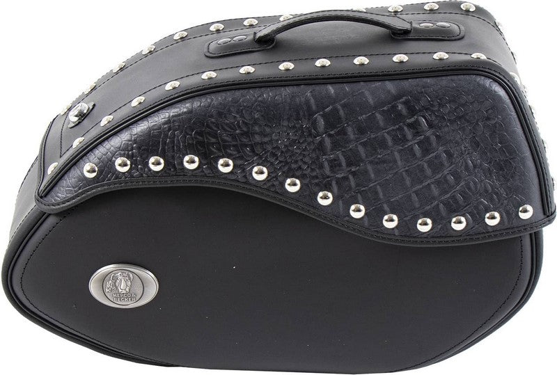 Hepco & Becker / ヘプコ&ベッカー Leather single bag Ivory black right for C-Bow carrier | 620514 00 01