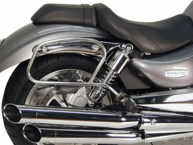 Hepco & Becker Saddlebag tube-carrier for leatherbags-chrome for Triumph Rocket III | 625783 00 02