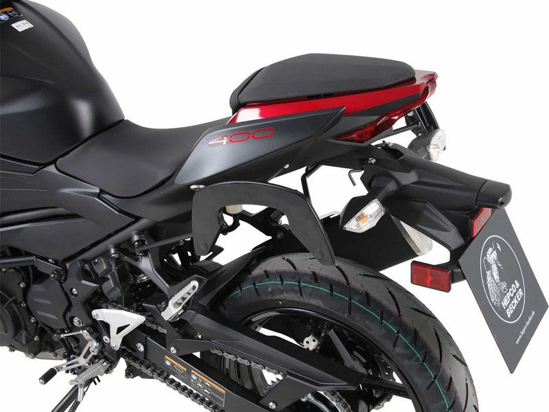 Hepco & Becker / ヘプコ&ベッカー C-Bow sidecarrier - black for Kawasaki Z 400 (2019-) | 6302538 00 01