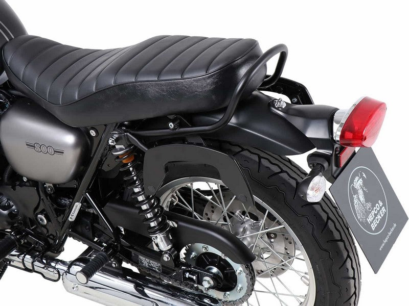 Hepco & Becker / ヘプコ&ベッカー C-Bow sidecarrier - black for Kawasaki W 800 Street/Cafe (2019-) | 6302541 00 01