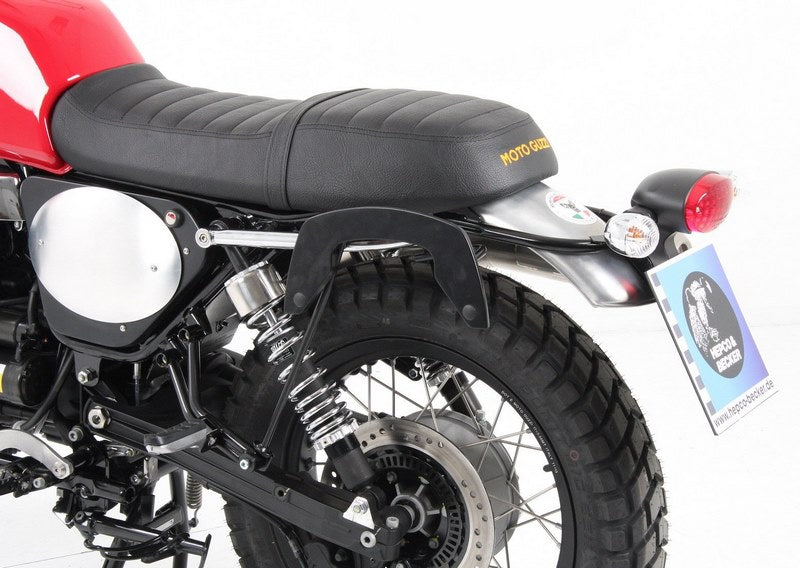 Hepco & Becker C-Bow sidecarrier-left side-black for Moto Guzzi V 7 II Scrambler / Stornello | 630548 00 01