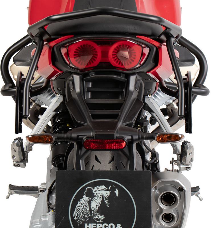 Hepco & Becker Cボウ サイドキャリア ブラック Moto Guzzi V100 Mandello / S (2022-) | 630557 00 01