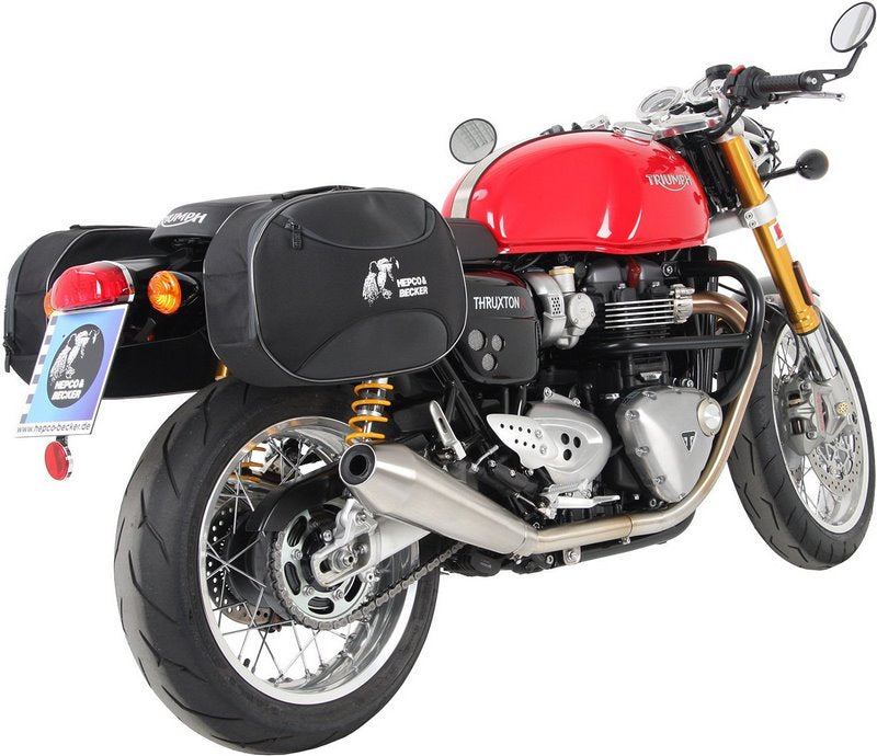 Hepco & Becker C-Bow sidecarrier-black for Triumph Thruxton / R from 2016 | 6307542 00 01
