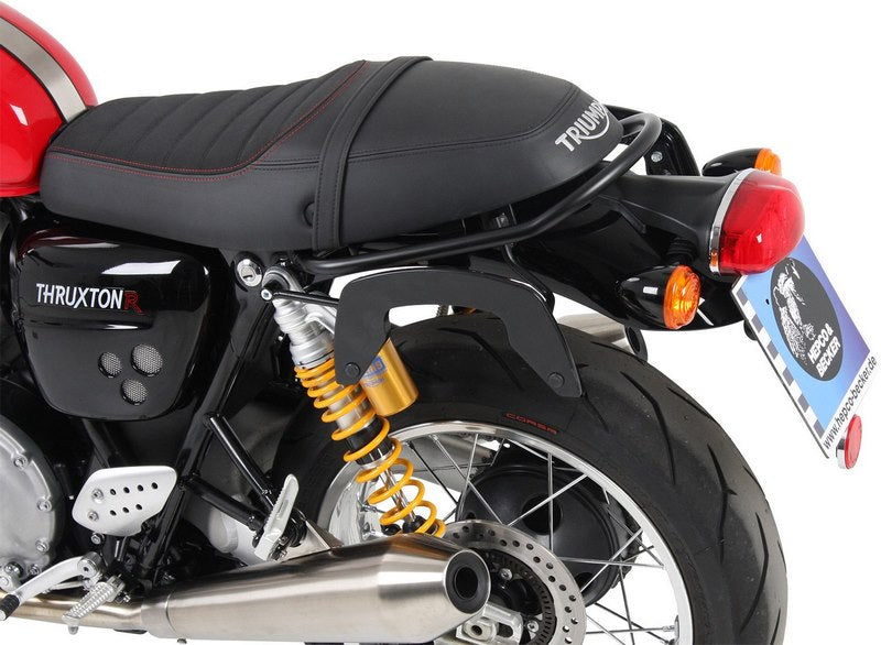Hepco & Becker C-Bow sidecarrier-black for Triumph Thruxton / R from 2016 | 6307542 00 01