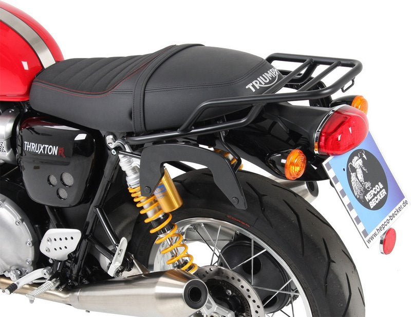 Hepco & Becker C-Bow sidecarrier-chrome for Triumph Thruxton / R from 2016 | 6307542 00 02