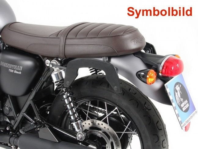Hepco & Becker C-Bow sidecarrier-chrome for Triumph Bonneville T 100 / Black from 2017 | 6307559 00 02