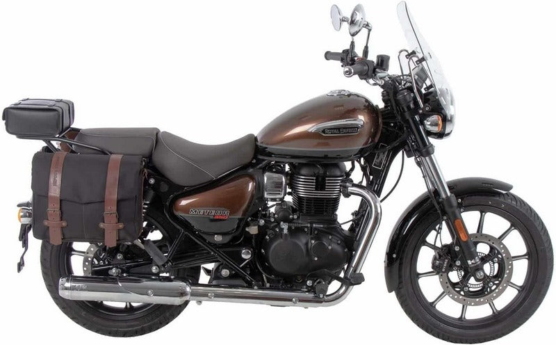 ヘプコ＆ベッカー サイドソフトケースホルダー(キャリア)「C-Bow」  ブラック Royal Enfield Meteor 350 | 6307619 00 01