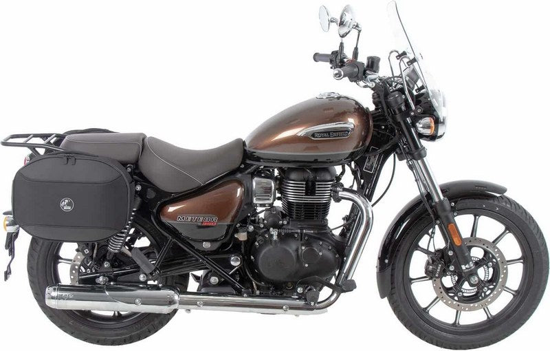 ヘプコ＆ベッカー サイドソフトケースホルダー(キャリア)「C-Bow」  クローム Royal Enfield Meteor 350 | 6307619 00 02