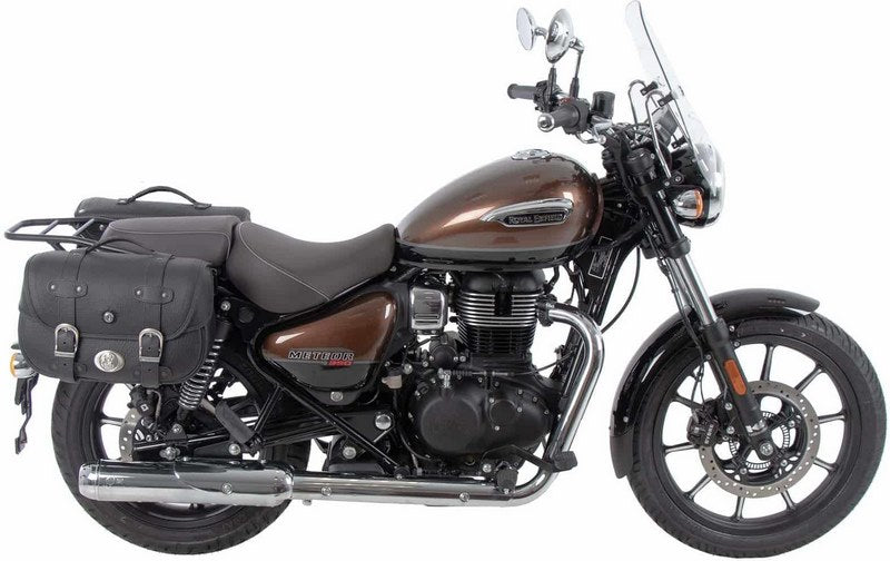 ヘプコ＆ベッカー サイドソフトケースホルダー(キャリア)「C-Bow」  クローム Royal Enfield Meteor 350 | 6307619 00 02