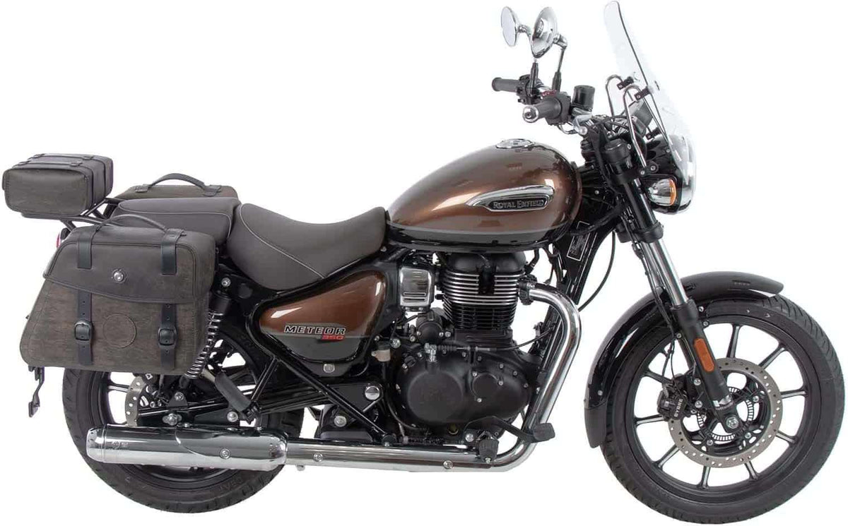 ヘプコ＆ベッカー サイドソフトケースホルダー(キャリア)「C-Bow」  クローム Royal Enfield Meteor 350 | 6307619 00 02