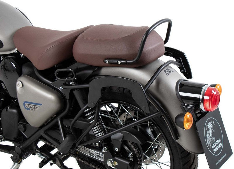 ヘプコ＆ベッカー サイドソフトケースホルダー(キャリア)「C-Bow」  ブラック  Royal Enfield Classic 350 | 6307633 00 01