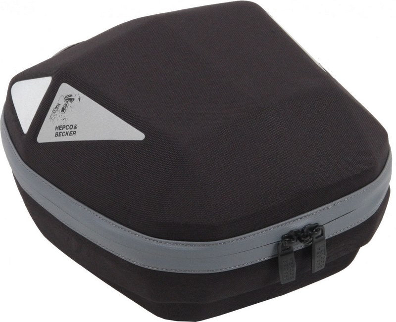 Hepco & Becker Tankbag Royster Daypack 5 5 ltr. black with grey zipper | 640813 00 01