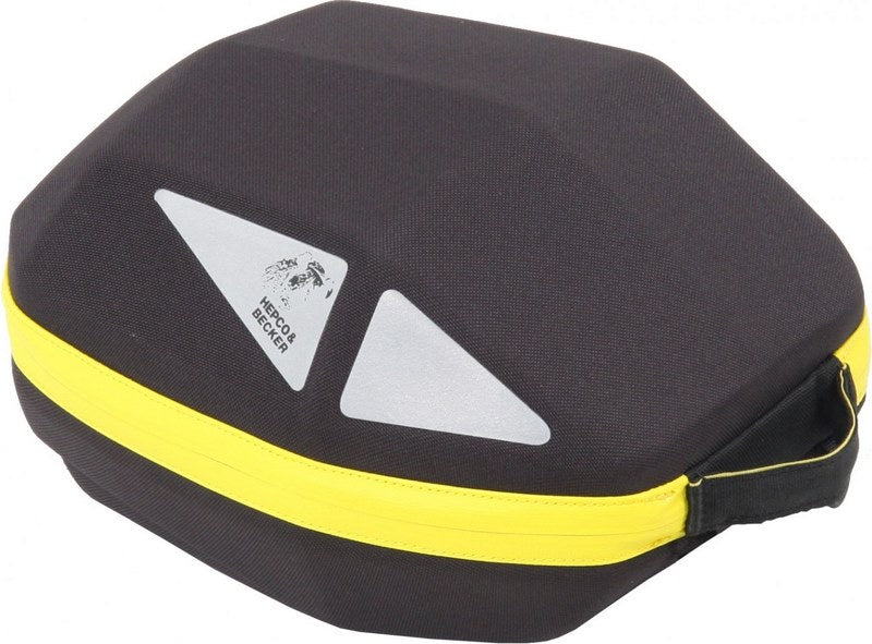 Hepco & Becker Tankbag Royster Daypack 5 5 ltr. black with yellow zipper | 640813 00 07