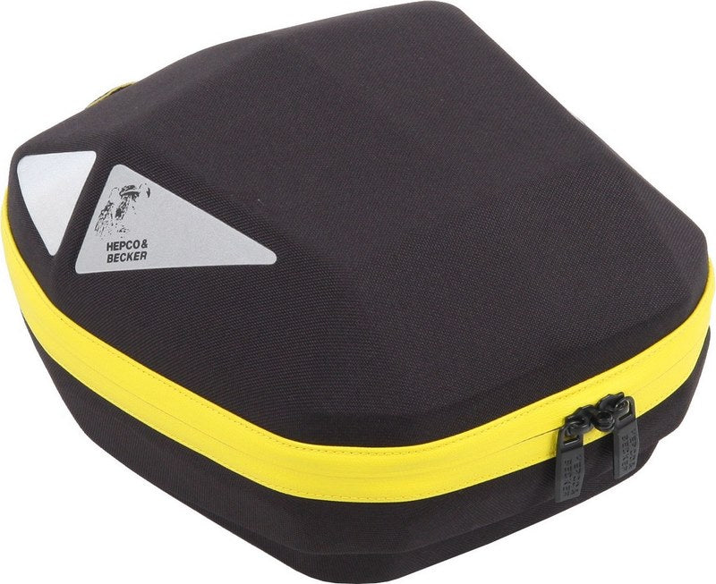Hepco & Becker Tankbag Royster Daypack 5 5 ltr. black with yellow zipper | 640813 00 07