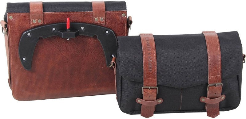 Hepco & Becker / ヘプコ&ベッカー Legacy courier bag set M/L black for C-Bow carrier | 6451976 00 01 ML